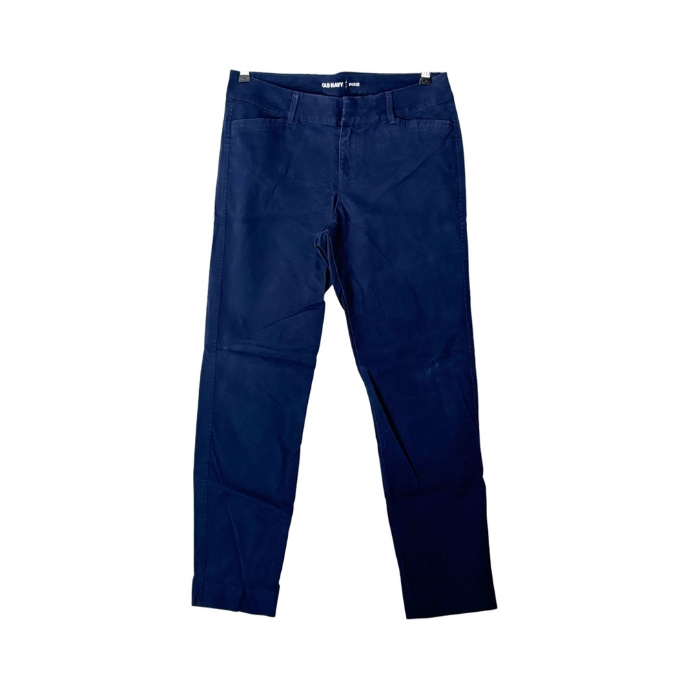 Old Navy Pixie Chino Ankle Pants for Women in navy color